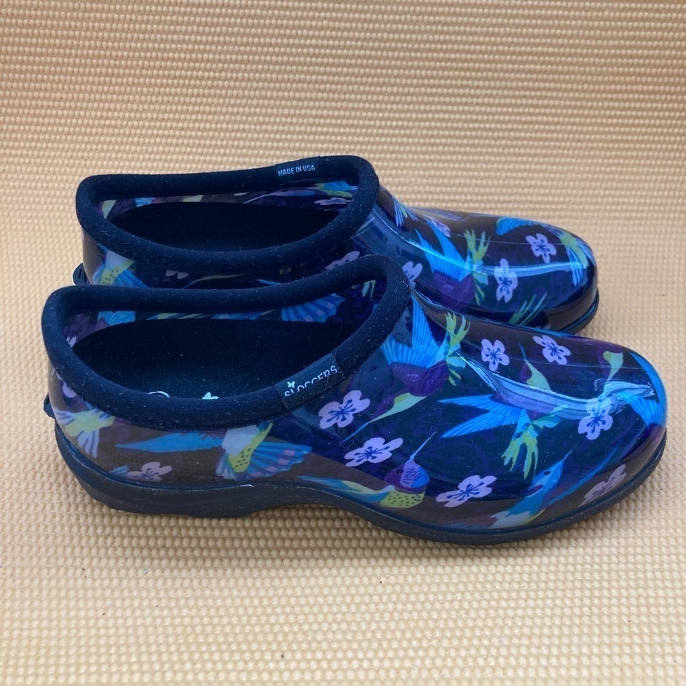 Sloggers Waterproof Garden /Rain Comfort Shoes  Fresh Cut Blue Women’s Size 9